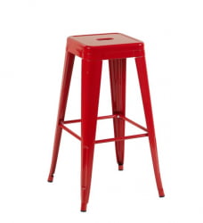 Стул барный ТОЛИКС красный глянцевый КД / TOLIX KD