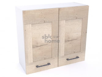 Шкаф ШГ-80, Дублин (800*320*720) Дуб галифакс белый, 21643