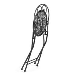 Стул Лове Чаир (ПЛ08-11140) стальной сплав, черный, 40х47,5х94 см / Love Chair (PL08-11140)