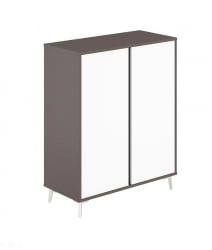 Шкаф средний Сирио СР.302.ВФ.ВХ Вольфрам Белый / Sirio SR.302.WF.WH