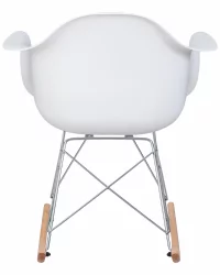 Кресло-качалка ДОБРИН ДЭВ РОCК Белый / DOBRIN DAW ROCK