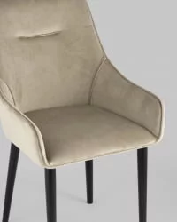 Стул Джоан велюр Бежевый