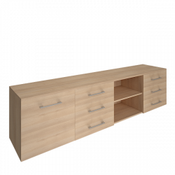 Тумба модульная четырехсекционная ЙАЛТА ЛТ-ТС 4.1Л Акация Лорка / YALTA LT-TS 4.1L