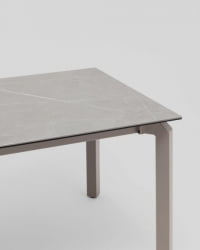 Стол обеденный Варден раскладной 180-240*90 см керамика темно-серый / Varden