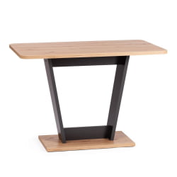 Стол обеденный ТИБИ нераздвижной ЛДСП, 68,6 х 110 х 75 см, Дуб артисан/Графит / TIBI