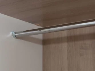 Шкаф трехдверный с зеркалом Эверест 500.28 Дуб Кронберг/Белый шпон/Плаза Стоун