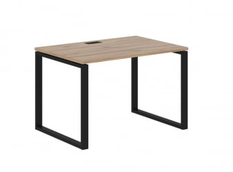 Стол письменный ЕДИС ЕКСТ 1180 Дуб Денвер светлый Черный / EDIS EQST
