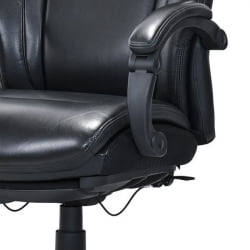 Кресло руководителя ХАВАСАН (ХАВАСАН) Войагер ХД-010 экокожа черное / HAWASAN Voyager HD-010