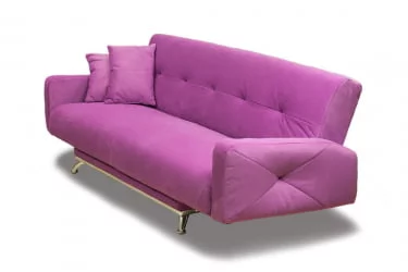 Диван дсп (лдсп) МАНГО 3 (4 категория) Шаггй Фучсиа / MANGO Shaggy Fuchsia