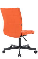Кресло для персонала Еверпроф ЕП-300 Экокожа Оранжевый / Everprof EP-300