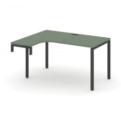 Стол-надставка на опорную тумбу (левый) CОНCЕПТ CН.ОСАН-002(Л) Кобо Антрацит / CONCEPT CN.OSAN-002(L)