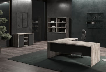 Каркас шкафа МОРРИС ТРЕНД МЛC 85 Сосна Нордик Антрацит / MORRIS TREND MLC