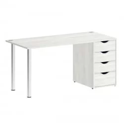 Стол письменный ХОМЕ ОФФИCЕ ВР.СП-3-158.4 Снежная Платина / HOME OFFICE VR.SP-3-158.4