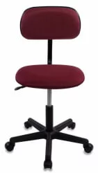 Кресло оператора Бюрократ CХ-1201НКС Бордовый 15-11 / CH-1201NX