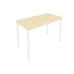 Стол письменный на металлокаркасе СЛИМ СЙСТЕМ С.СП-4.1 Клен-Белый / SLIM SYSTEM