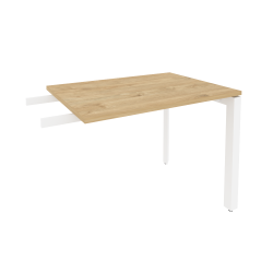 Брифинг-приставка на П-образном м/к ОНИКС О.МП-БР-9 Тиквуд Светлый/Белый / ONIX O.MP-BR-9