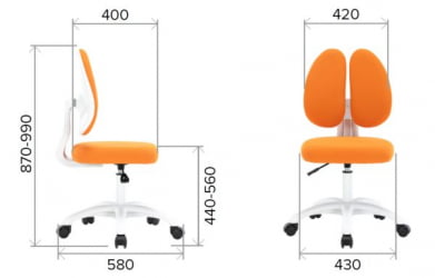 Детский стул Еверпроф Кидс 103 Ткань Темно-серый / Everprof Kids