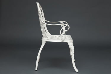 Скамья Сеcрет Де Маисон Сймпхоние алюминиевый сплав, 95х56х92см, буттер вхите / Secret De Maison Symphonie butter white