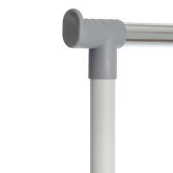 Вешалка с обувницей ОДЕНТ металл, пластик, 86*44*166 см, темно-серый/светло-серый/хром / ODENT