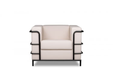 Кресло Аполло 2.0 (1Д) Кремово-белый Еуролине 9100 / Euroline