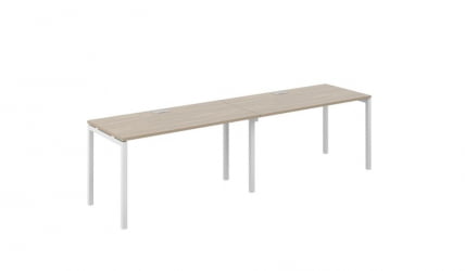 Рабочая станция Сигма СГ.228.ОД.44.ВХ Дуб темный Белый / Sigma SG.228.OD.44.WH