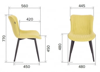 Стул Еверпроф Акуа Ткань Светло-зеленый / Everprof Aqua