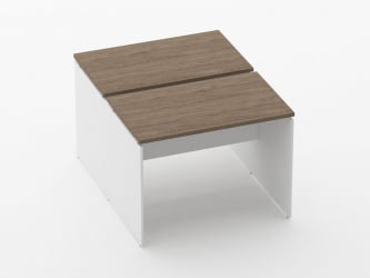 Рабочий модуль Дека ЛДСП каркас 75.125.10 Дуб Верцаска/Белый / Deka