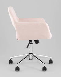 Стул офисный РОСС рогожка светло-розовый / ROSS