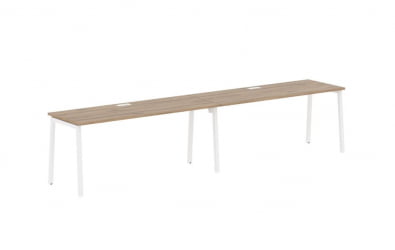 Бенч-система ЕДИС ЕЛВСТ 3567 Дуб Денвер светлый Белый / EDIS ELWST