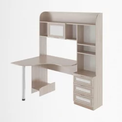 Подростковая Остин №1 Ясень шимо светлый/белый / Ostin