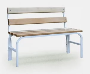 Скамья гардеробная со спинкой 1000