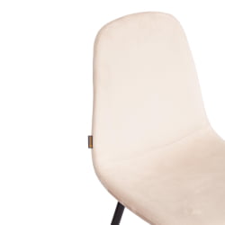 Металлический стул БРЕЕЗЕ (мод. ДЖСC-58) Велюр/металл , 44 х 53 х 86 см, беиге (бежевый) ХЛР2 / черный / BREEZE (mod. JSC-58) beige HLR2