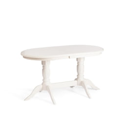 Стол CОППОЛА бук, мдф, 140+40кс80кс77см, Иворй вхите / COPPOLA 140+40x80x77см, Ivory white