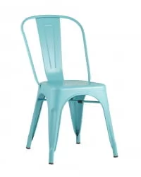 Стул ТОЛИКС с высокой спинкой Голубой матовый / TOLIX