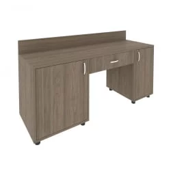 Стол с 2-мя тумбами и бортиком (левый) ЛИГХТ С-СТ-170 Л Вяз Благородный / LIGHT