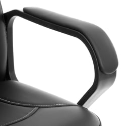 Кресло ПАРМА (22) кож/зам, черный, 36-6 / PARMA