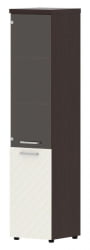 Шкаф колонка комбинированная с топом (левый) Торр ЛУКС ТЛХC 42.2 Л Венге Магия Латте / Torr LUX TLHC L