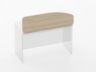 Экран разделительный Глассй 5.12.12 Орех / Glassy