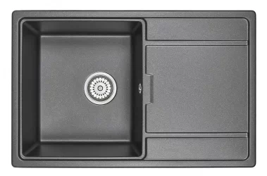 Кухонная мойка ГРАНУЛА 7804 Черный / GRANULA