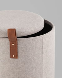 Пуф с ящиком Эркки С серый / S