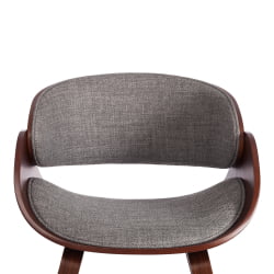 Стул ЛАНДО (мод.8036) дерево / ткань, 59х53х75 см, орех/серый, Аимкаса 28 / LANDO (mod.8036) Aimcasa