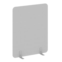 Перегородки на металлических опорах на фетровых подпятниках Р-лине ДП.Ф-120-150 Серый / R-line DP.F-120-150