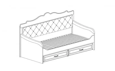 Кровать односпальная АЛИСА 550