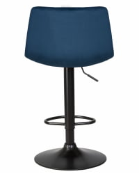 Стул барный ДОБРИН ТАИЛОР БЛАCК (синий велюр (МДЖ9-117)) / DOBRIN TAILOR BLACK (MJ9-117))