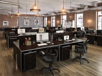 Комплект мебели для персонала Свифт 01 Темный дуб / Swift