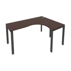 Стол письменный МЕТАЛ СЙСТЕМ БП.СА-4 Пр Венге/Антрацит / METAL SYSTEM