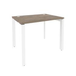 Стол рабочий на П-образном м/к ОНИКС O.MP-SP-1.7 Тиквуд Темный/Белый / ONIX