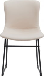 Кресло для посетителей Еверпроф Експо CФ Экокожа Бежевый / Everprof Expo CF