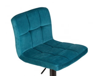 Стул барный ДОБРИН ДОМИНИC (морской волны велюр (МДЖ9-99)) 2 шт / DOBRIN DOMINIC (MJ9-99))