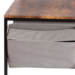 Письменный стол с полками ВД-15 бурнт / WD-15 burnt